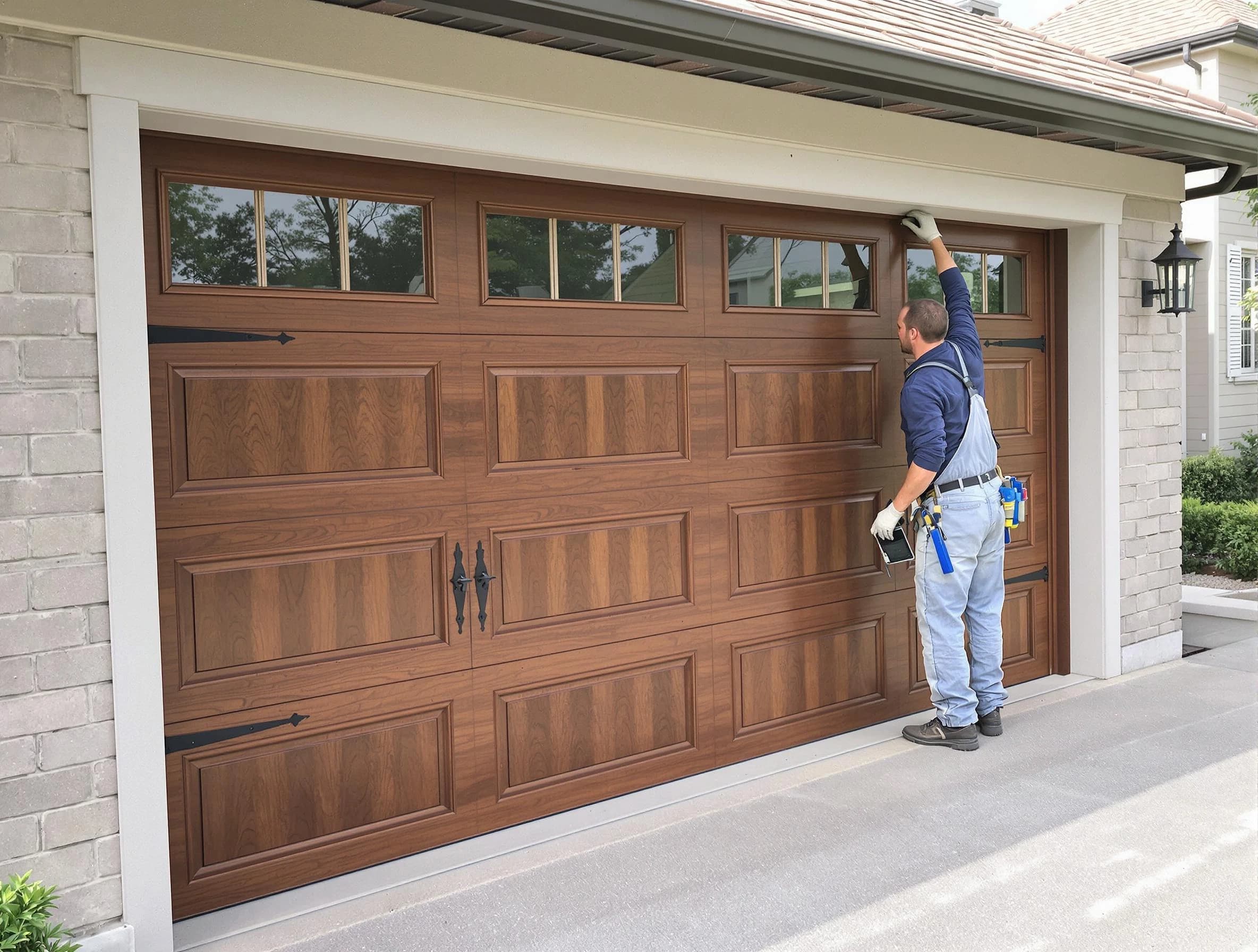 Custom garage door showcase by Florence Garage Door Repair in Florence