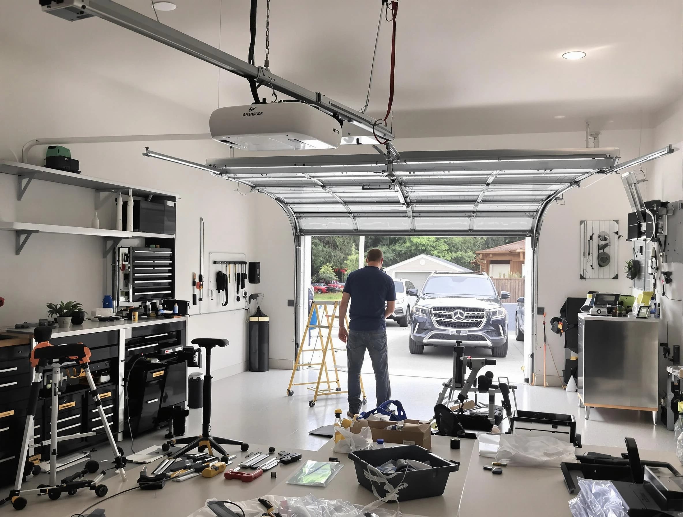 Garage door opener installation by Florence Garage Door Repair in Florence